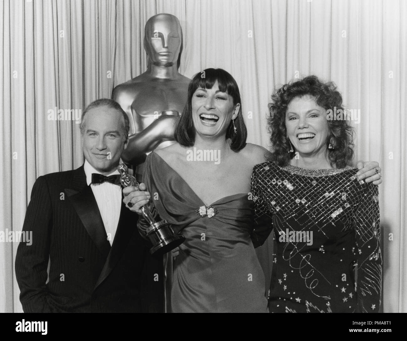 Richard Dreyfuss, Angelica Houston et Marsha Mason à la 58e annuelle des Academy Awards, 1986 Référence du dossier #  31955_655THA Banque D'Images