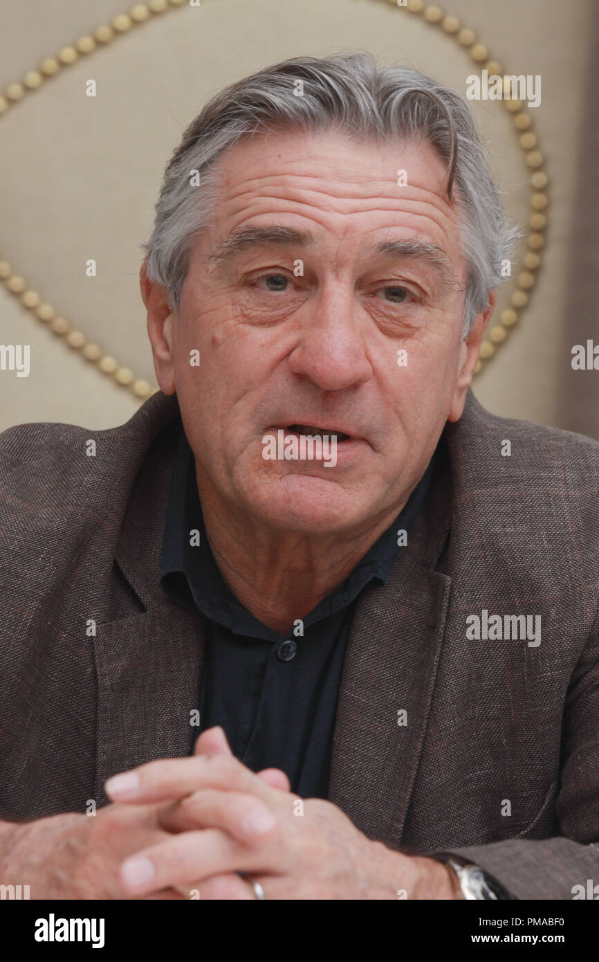 Robert De Niro 'Last Vegas' Session de portrait, le 18 octobre 2013. La reproduction par les tabloïds américains est absolument interdit. Référence #  32169 Fichier 045CCR pour un usage éditorial uniquement - Tous droits réservés Banque D'Images