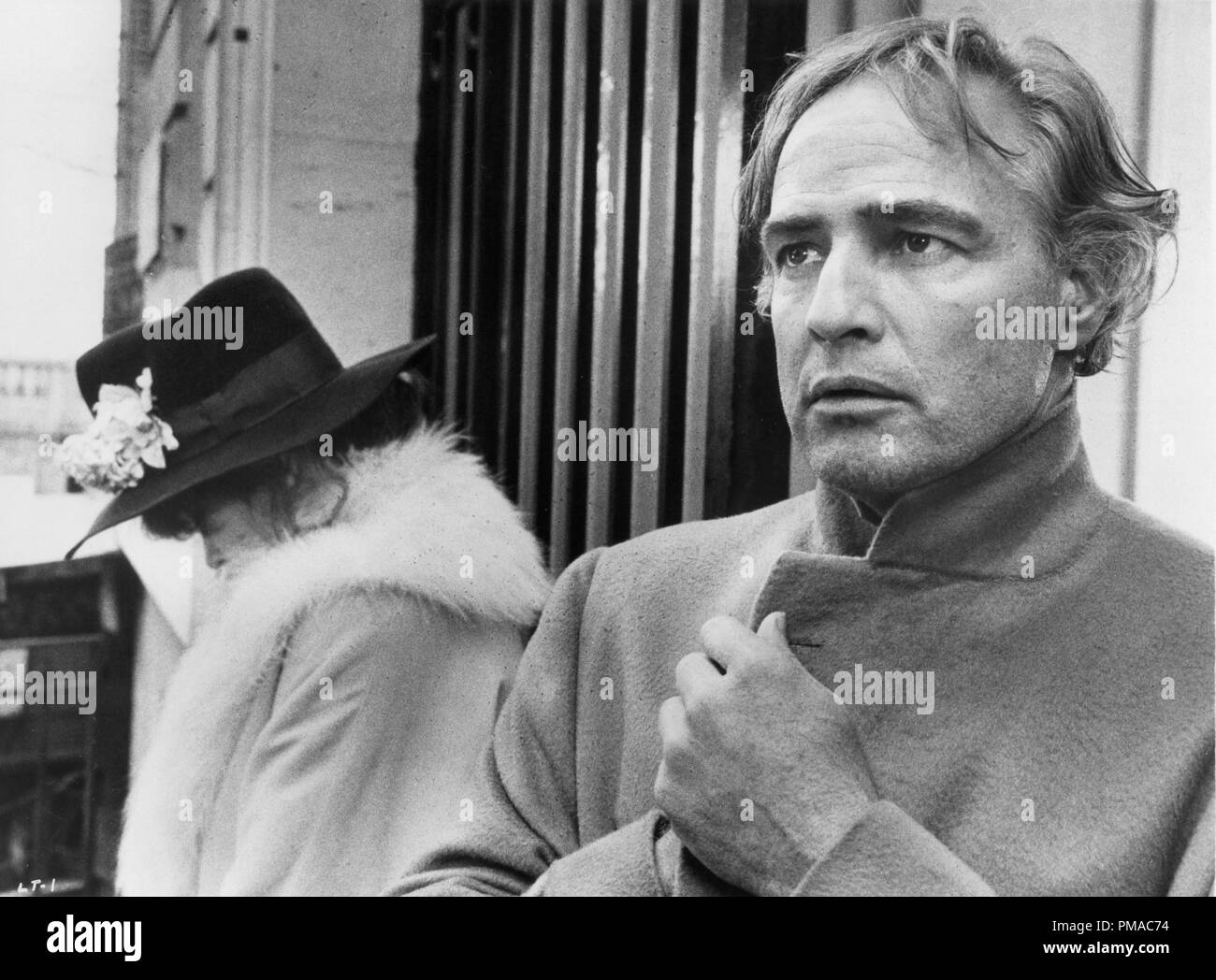 Marlon Brando, "Dernier tango à Paris" de référence de dossier MGM 1972 32368 027THA Banque D'Images