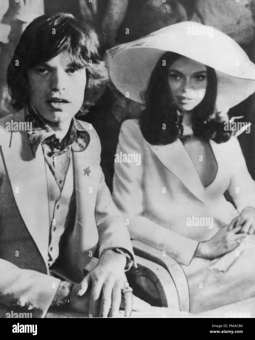 Wedding mick jagger bianca jagger Banque de photographies et d’images à