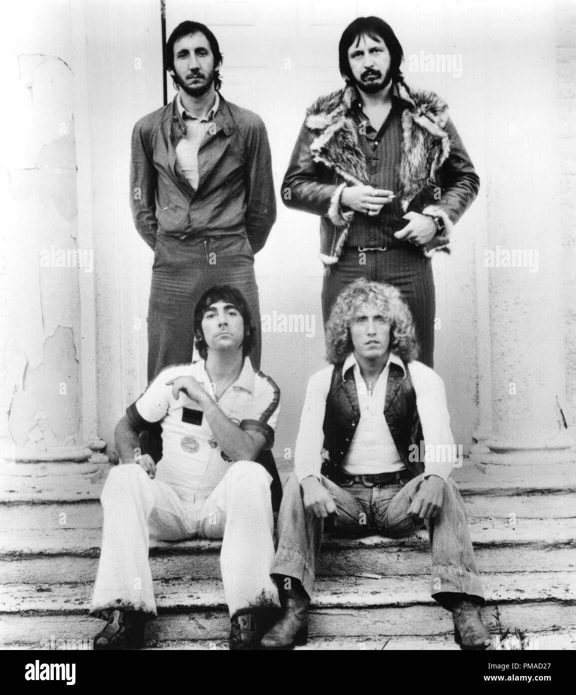Pete Townsend, Keith Moon, John Entwistle et Roger Daltrey du groupe rock 'The Who' circa 1973 référence de dossier 32368 572THA Banque D'Images