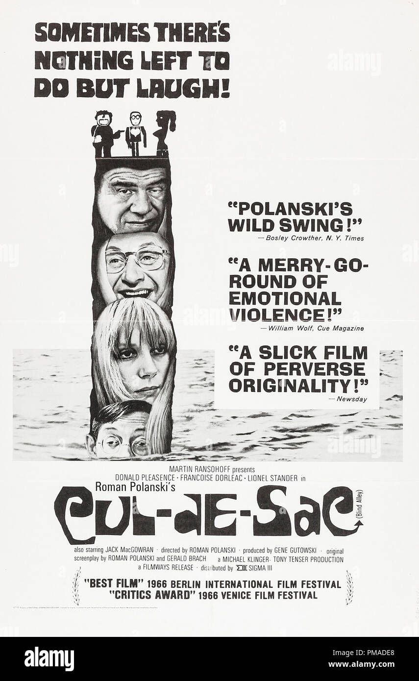 Cul-de-sac --NOUS Poster 1966 Distributeurs de films internationaux de  référence de dossier 32509 103THA Photo Stock - Alamy