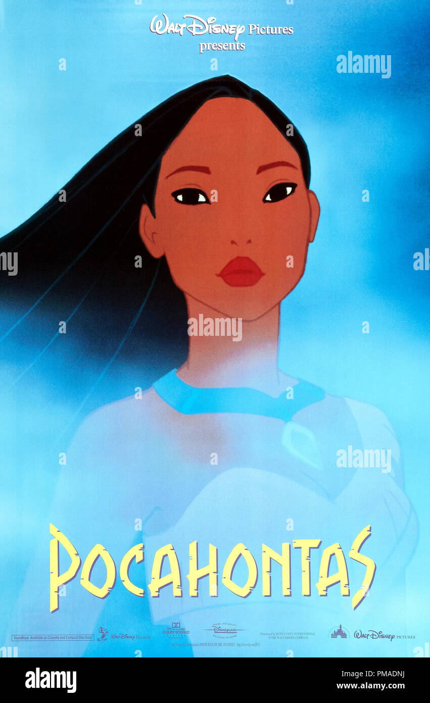 'Nous' - Pocahontas Poster 1995 Walt Disney Productions référence #  32509 294THA Banque D'Images