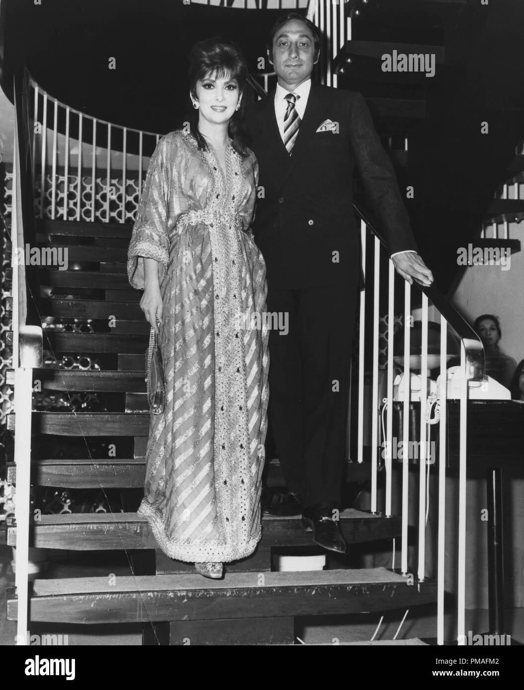 Gina Lollobrigida et son mari George Kaufman, 1970 © CCR /Le Hollywood Archive - Tous droits réservés référence #  32633 691THA Banque D'Images