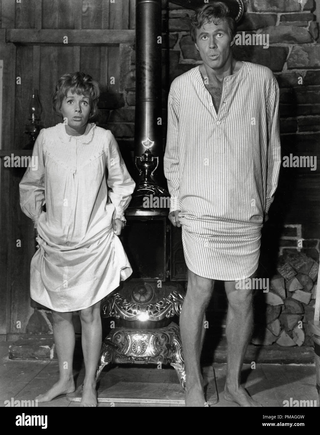 Debbie Reynolds et Harve Presnell, 'The Unsinkable Molly Brown' 1964 référence de fichier MGM # 32733 102THA Banque D'Images