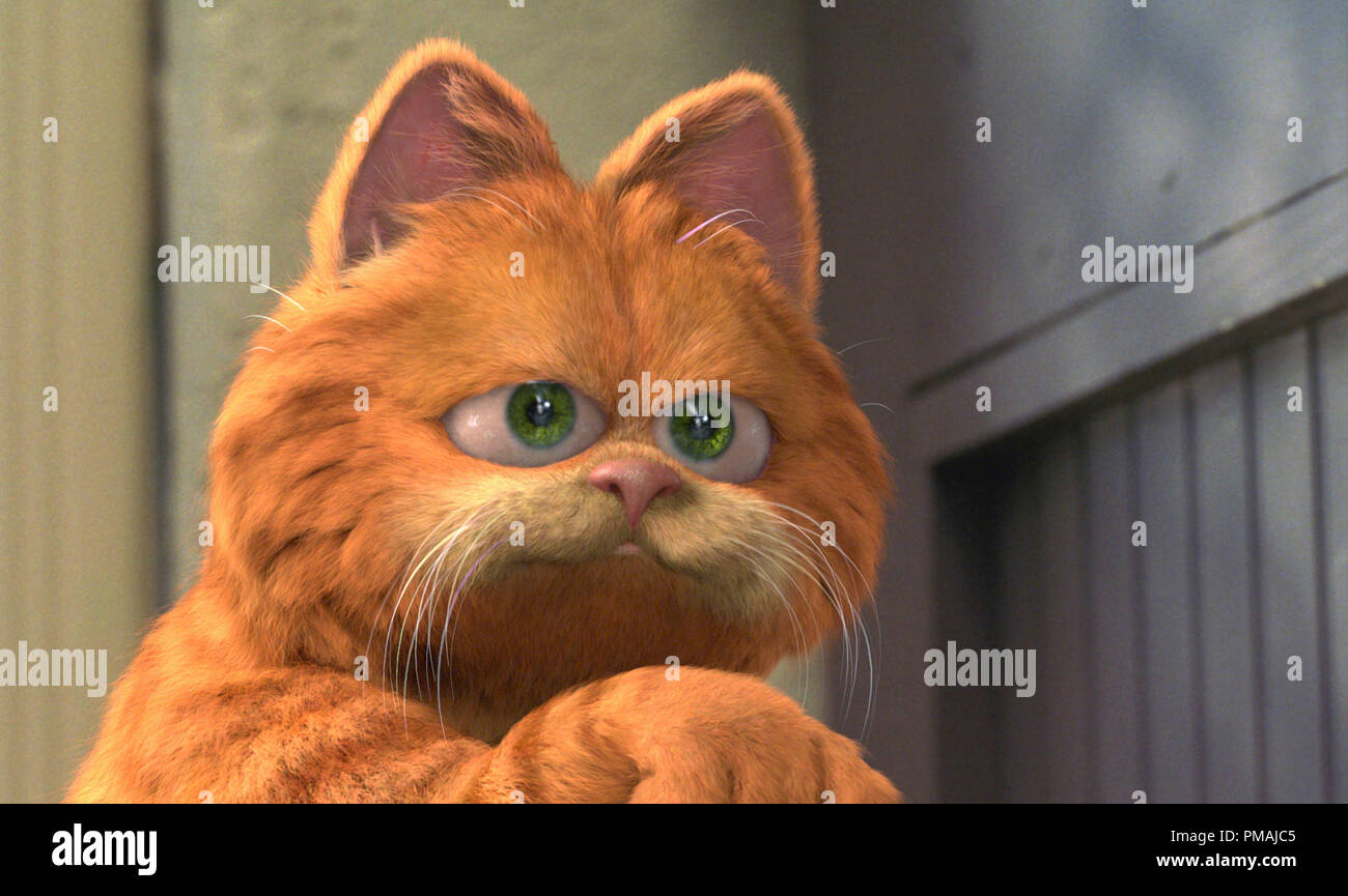 Garfield a enfin une histoire épique qui est aussi grand que son ego - une qui peut à peine être contenue par le grand écran. Le film "Garfield" (2004) Banque D'Images