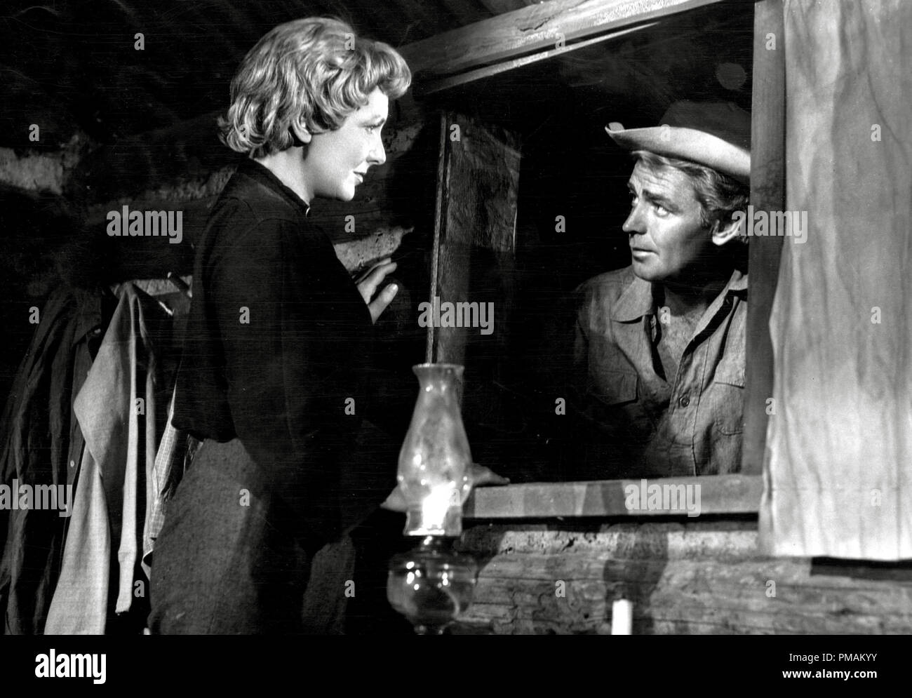 Jean Arthur, Alan Ladd, 'Shane' (1953) Paramount Pictures de référence de dossier 33300 800 THA Banque D'Images