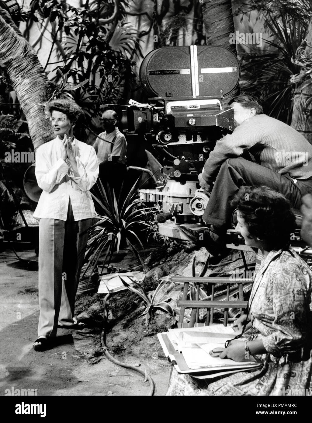 Katharine Hepburn lors de la réalisation de 'Sudden, Last Summer'1959 Columbia / référence du dossier 33505_014THA Banque D'Images