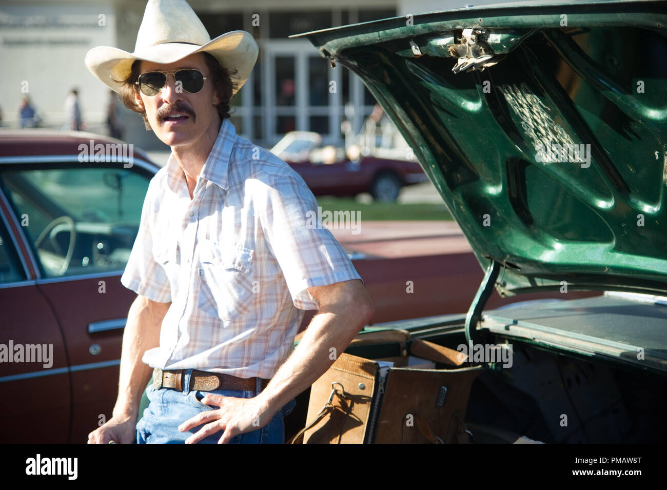 Matthew McConaughey stars comme Ron Woodroof dans, DALLAS BUYERS CLUB, une version de Focus Features. Banque D'Images
