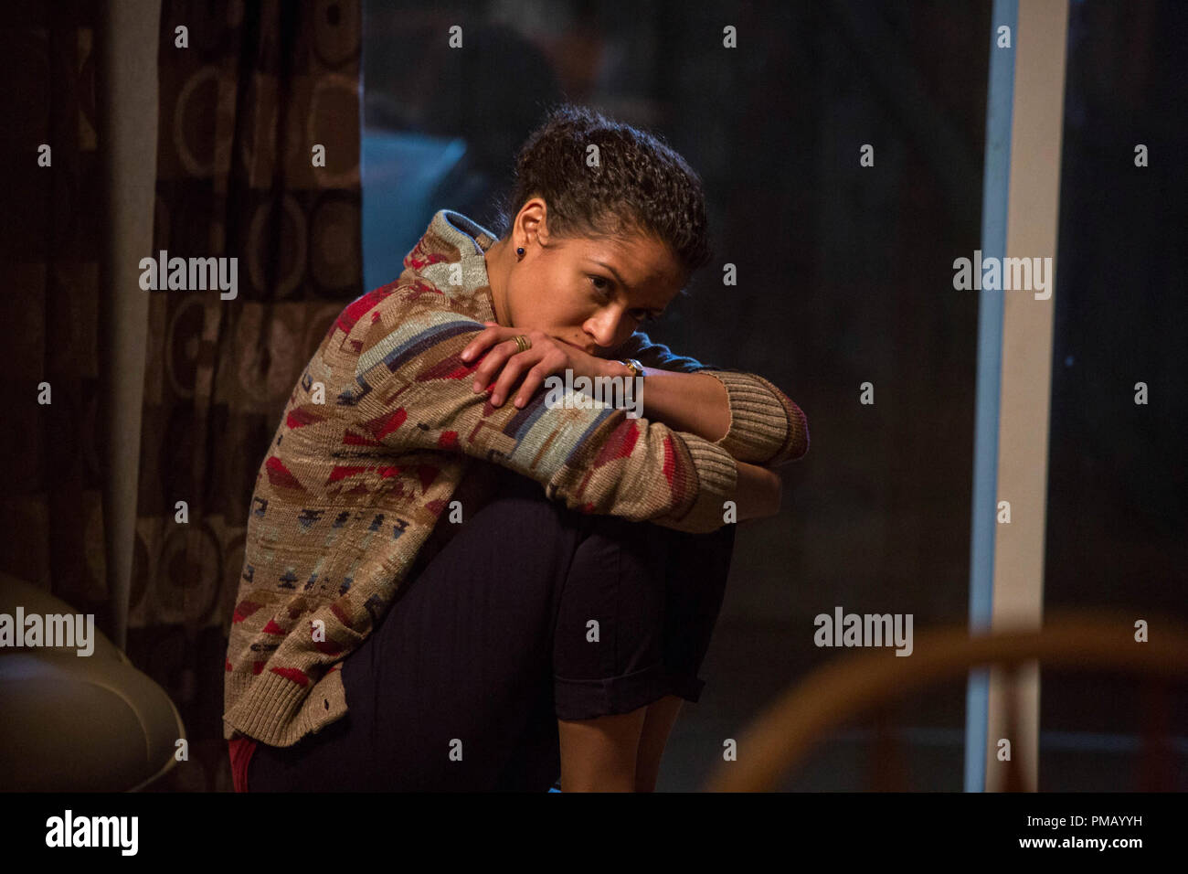 Gugu Mbatha-Raw dans Columbia Pictures' 'Commotion' avec Will Smith. Banque D'Images