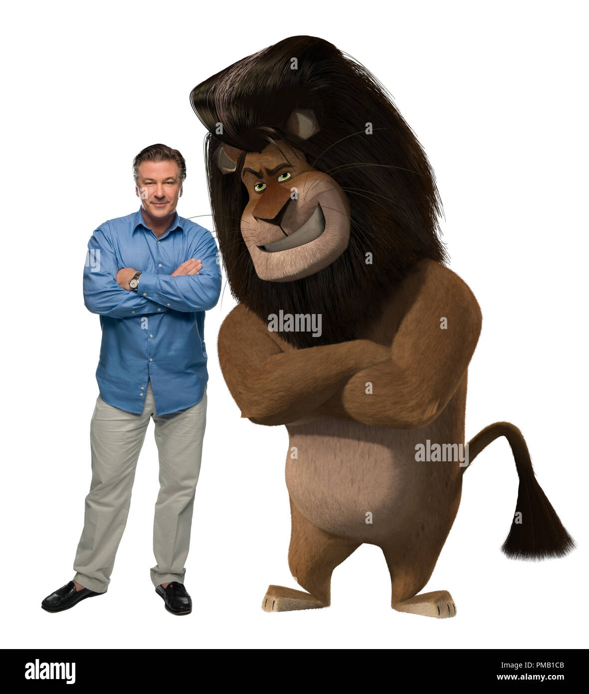 ALEC BALDWIN voix Makunga le lion dans des studios DreamWorks "Madagascar : Escape 2 Africa." DreamWorks SKG présente une Production DreamWorks / PDI "Madagascar : Escape 2 Africa", 'Madagascar : Escape 2 Africa' (2008) DreamWorks Animation LLC Banque D'Images