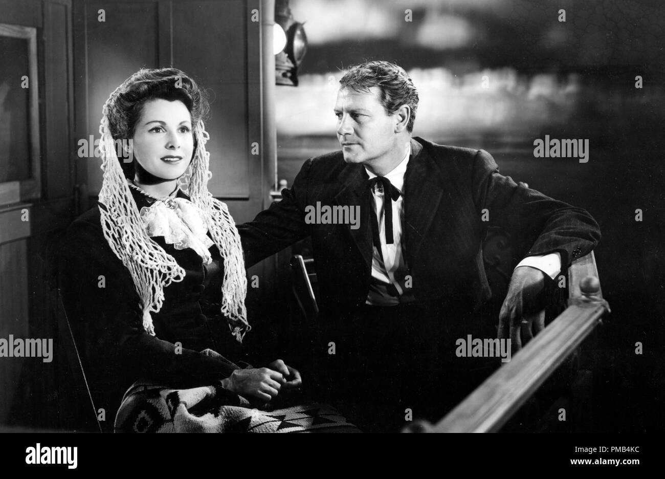 Frances Dee, Joel McCrea, 'quatre faces Ouest" (1948) de référence de dossier MGM 33371 253THA Banque D'Images