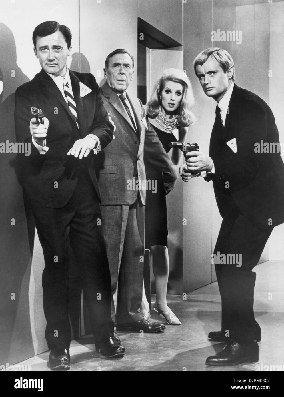 Robert Vaughn, David McCallum, 'l'homme de l'ONU R.L.E' (1964 - 1968) NBC de référence de dossier 32337 066THA Banque D'Images