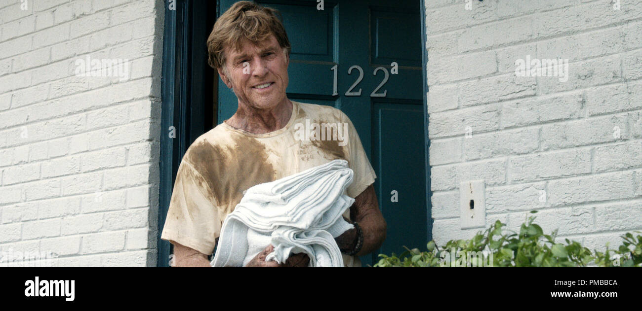 Robert Redford stars comme Bill Bryson dans Large Green Images version à venir, UNE PROMENADE DANS LES BOIS. Banque D'Images