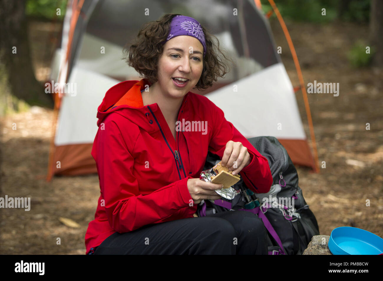 Kristen Schaal stars comme Mary Ellen dans vaste Green Images version à venir ; UNE PROMENADE DANS LES BOIS. Banque D'Images