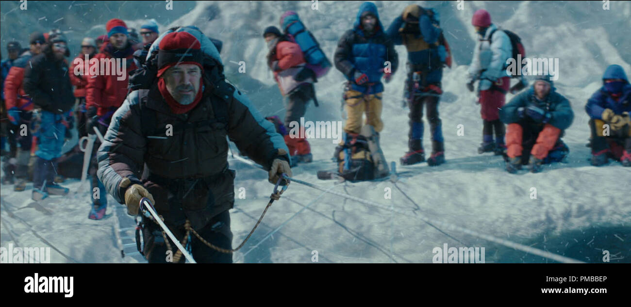 JOSH BROLIN comme Beck Weathers dans 'Everest'. Banque D'Images
