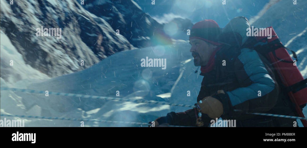 JOSH BROLIN comme Beck Weathers dans 'Everest'. Banque D'Images