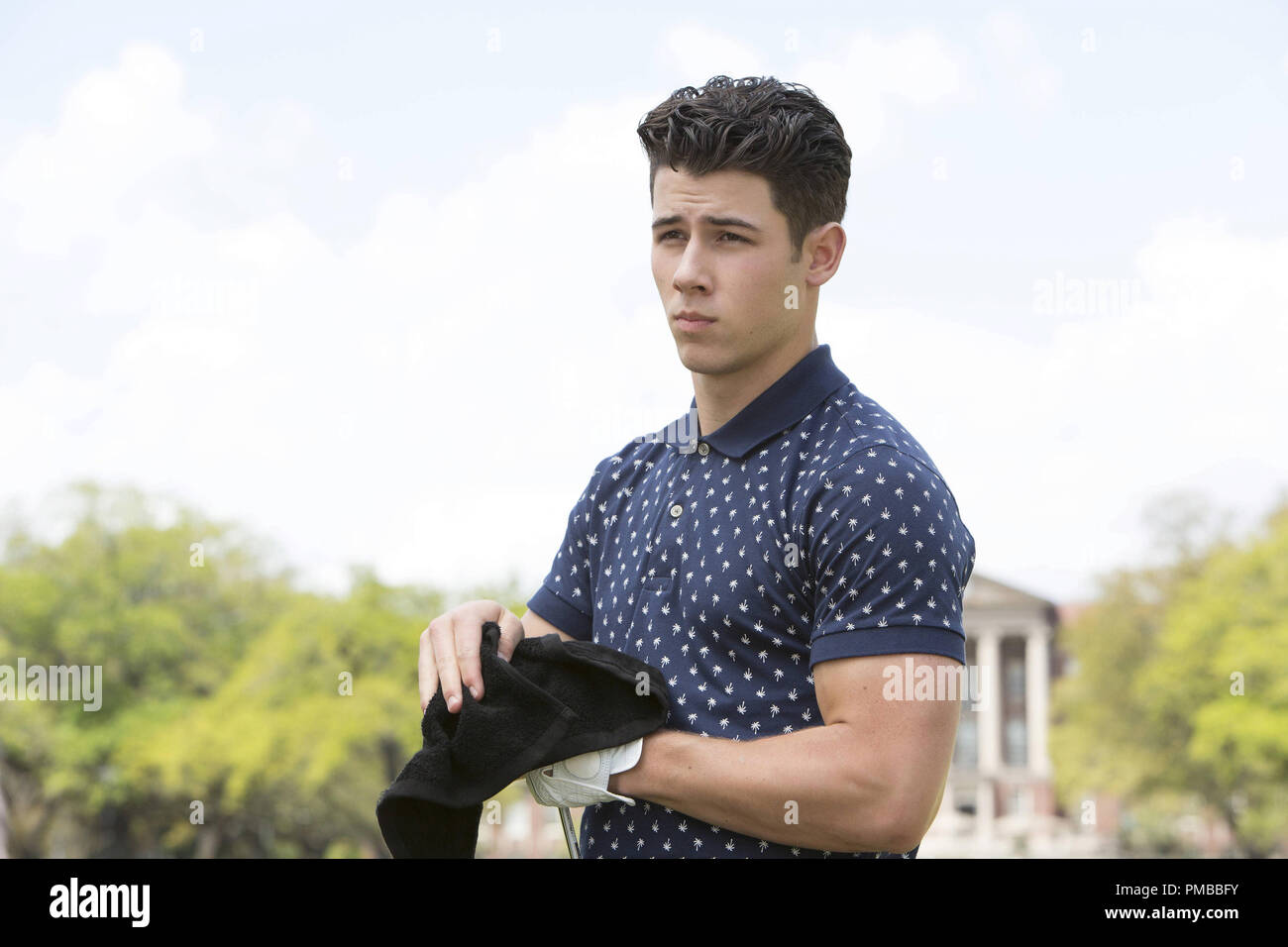 Guest star Nick Jonas comme Boone dans "Pilot", la première partie de la spéciale, deux heures de premiere série de SCREAM QUEENS Saison 1 Banque D'Images