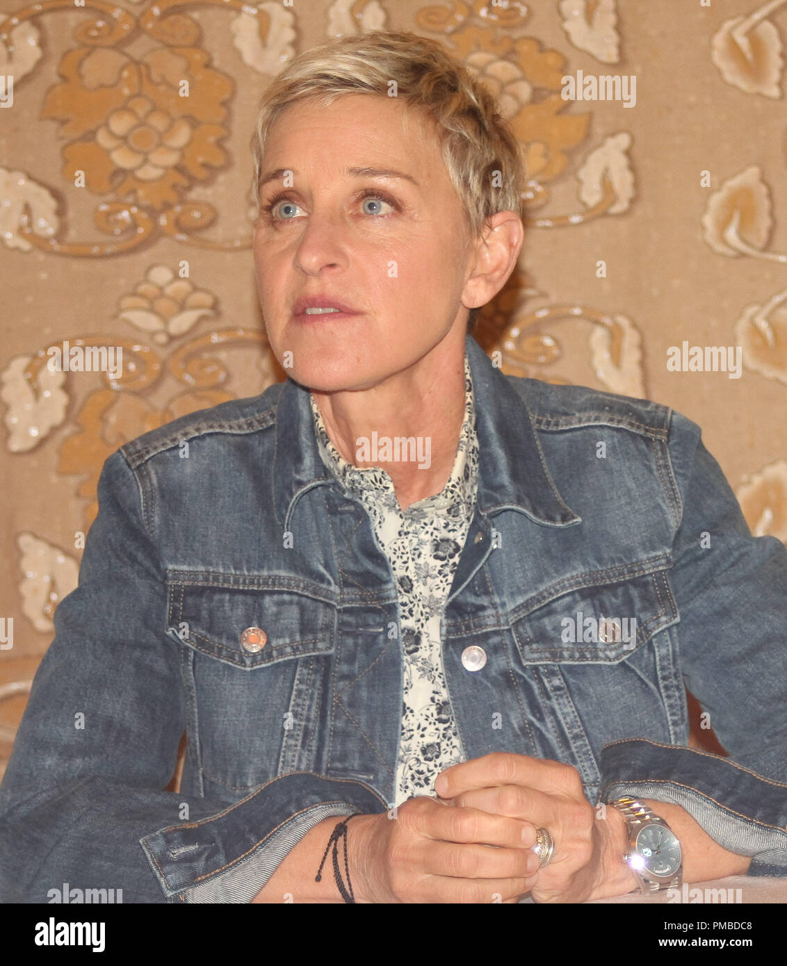 Ellen DeGeneres à 'Trouver Dory' conférence de presse tenue le 9 juin 2016 à l'hôtel en montage Beverly Hills, Californie. La reproduction par les tabloïds américains est absolument interdit de référence de dossier 32924 016CCR pour un usage éditorial uniquement - Tous droits réservés Banque D'Images