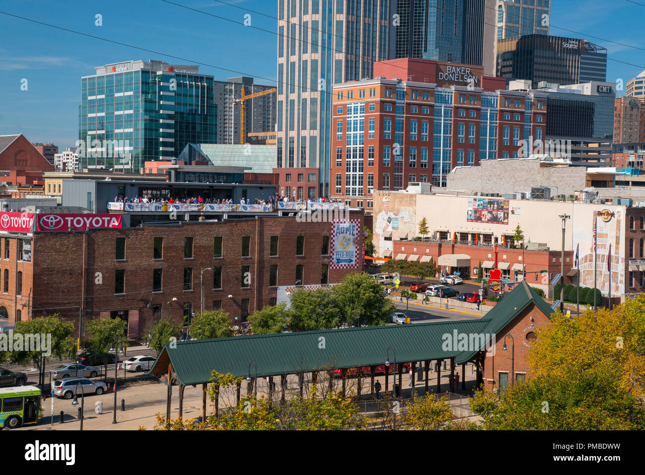 Nashville skyline. Banque D'Images