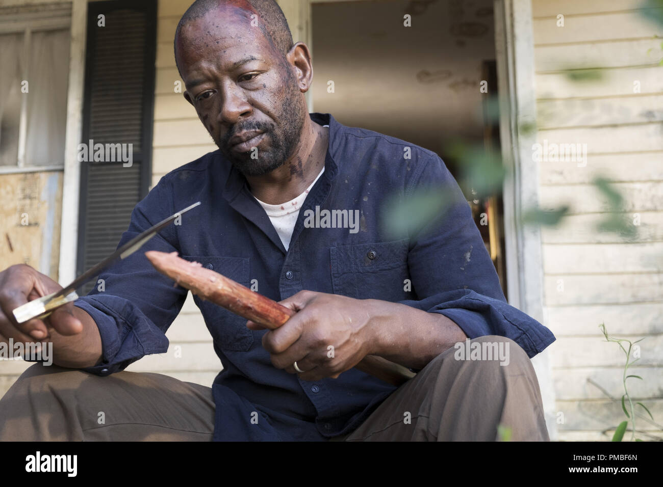 Lennie James, 'The Walking Dead' Saison 7 (2016-2017) AMC Banque D'Images