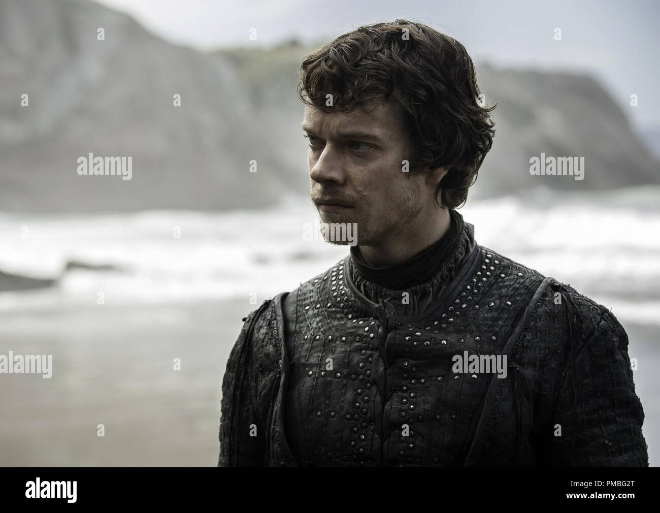 Alfie Allen, "Game of Thrones" (2017) Saison 7, épisode 4 HBO Banque D'Images