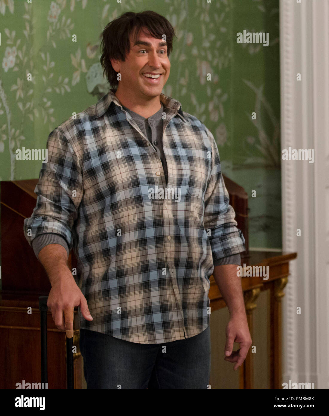 ROB RIGGLE stars comme Travis dans la suite à la comédie musicale à succès qui a eu la comédie physique et des coups de pied dans les écrous : 'Dumb et Dumber d'. Banque D'Images