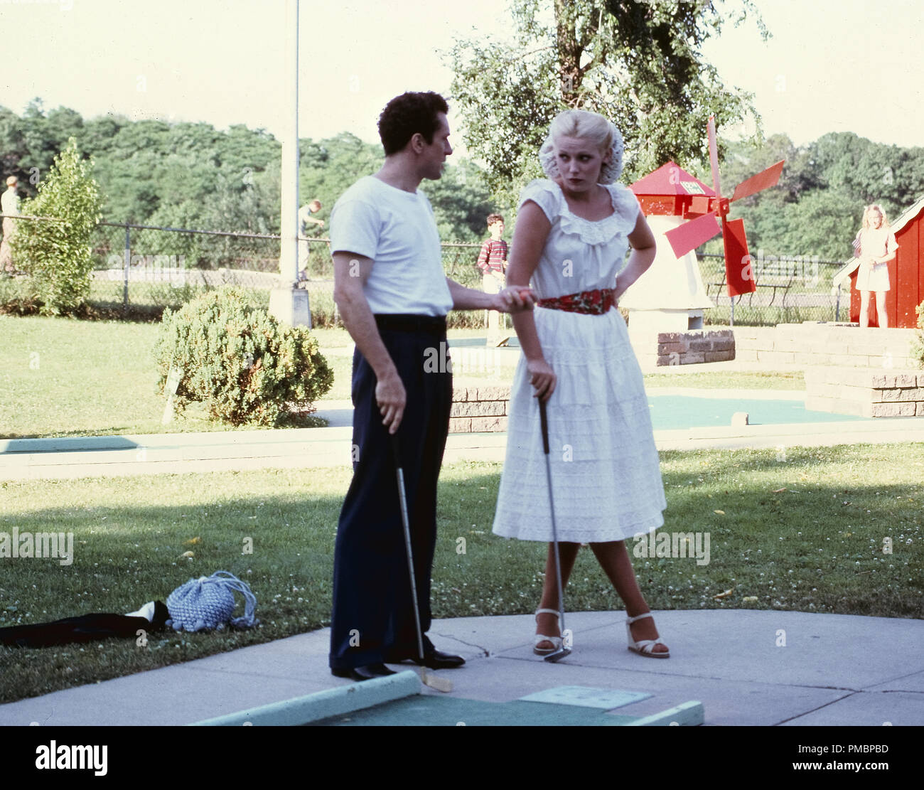 Robert De Niro et Cathy Moriarty dans 'Raging Bull', 1980 UA de référence de dossier 32603_390THA Banque D'Images