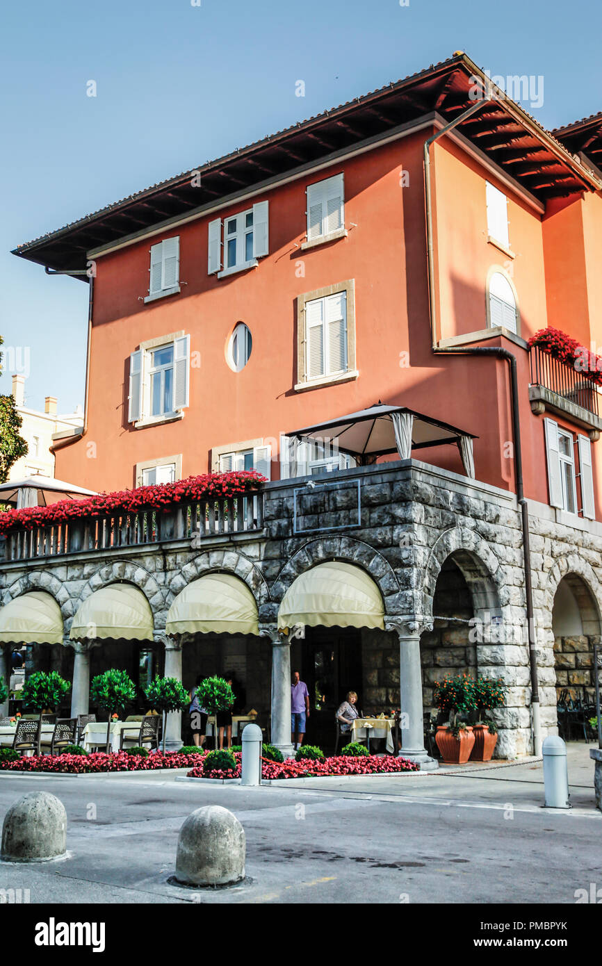 Amadria Park Hôtel Sveti Jakov en front de mer à Opatija sur la Riviera Croate Banque D'Images