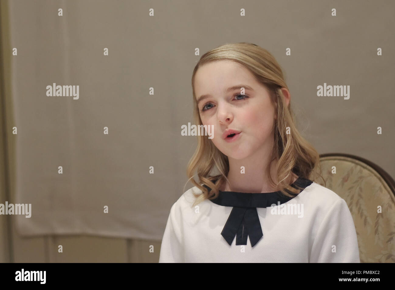 Grace Mckenna à Doué' conférence de presse tenue le 31 mars 2017 au Four Seasons Hotel de Beverly Hills, en Californie. Pas de tabloïds. Pas de ventes aux Etats-Unis pour 30 jours, de l'origination. Référence #  33282 Fichier 002CCR pour un usage éditorial uniquement - Tous droits réservés Banque D'Images