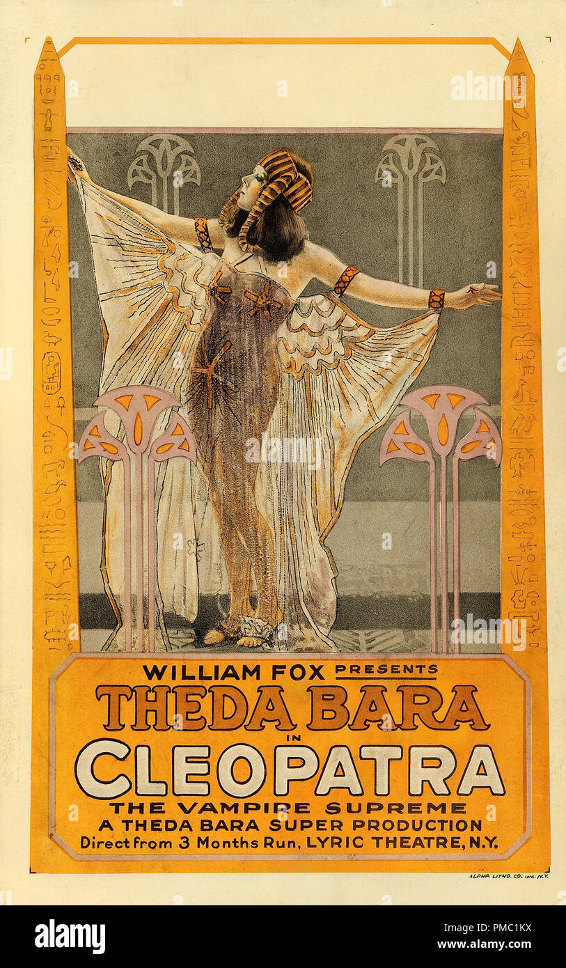 Theda Bara, Cleopatra (Fox, 1917). Référence de fichier affiche #  33595 568THA Banque D'Images