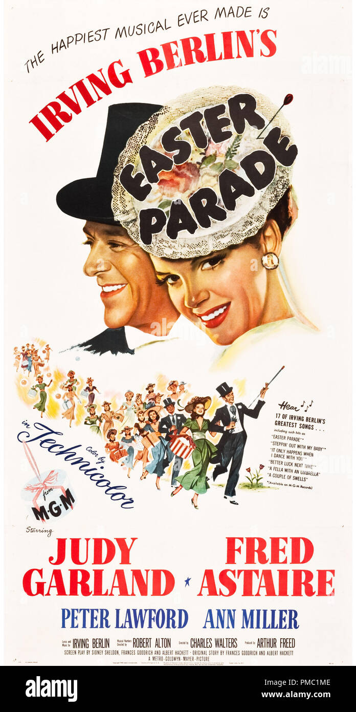 Fred Astaire, Judy Garland, Easter Parade (MGM, 1948). Référence de fichier affiche # 33595_584 THA Banque D'Images