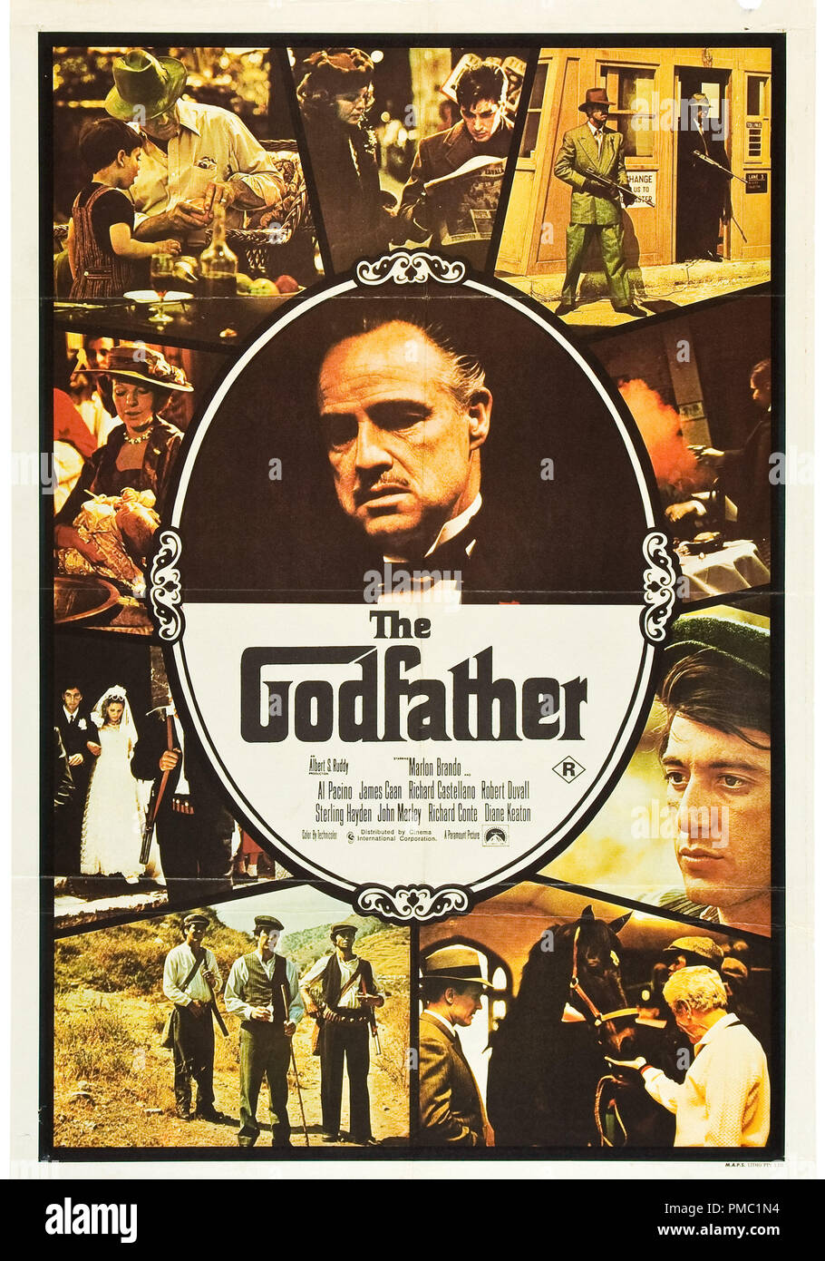 The Godfather Poster Banque D Image Et Photos Alamy