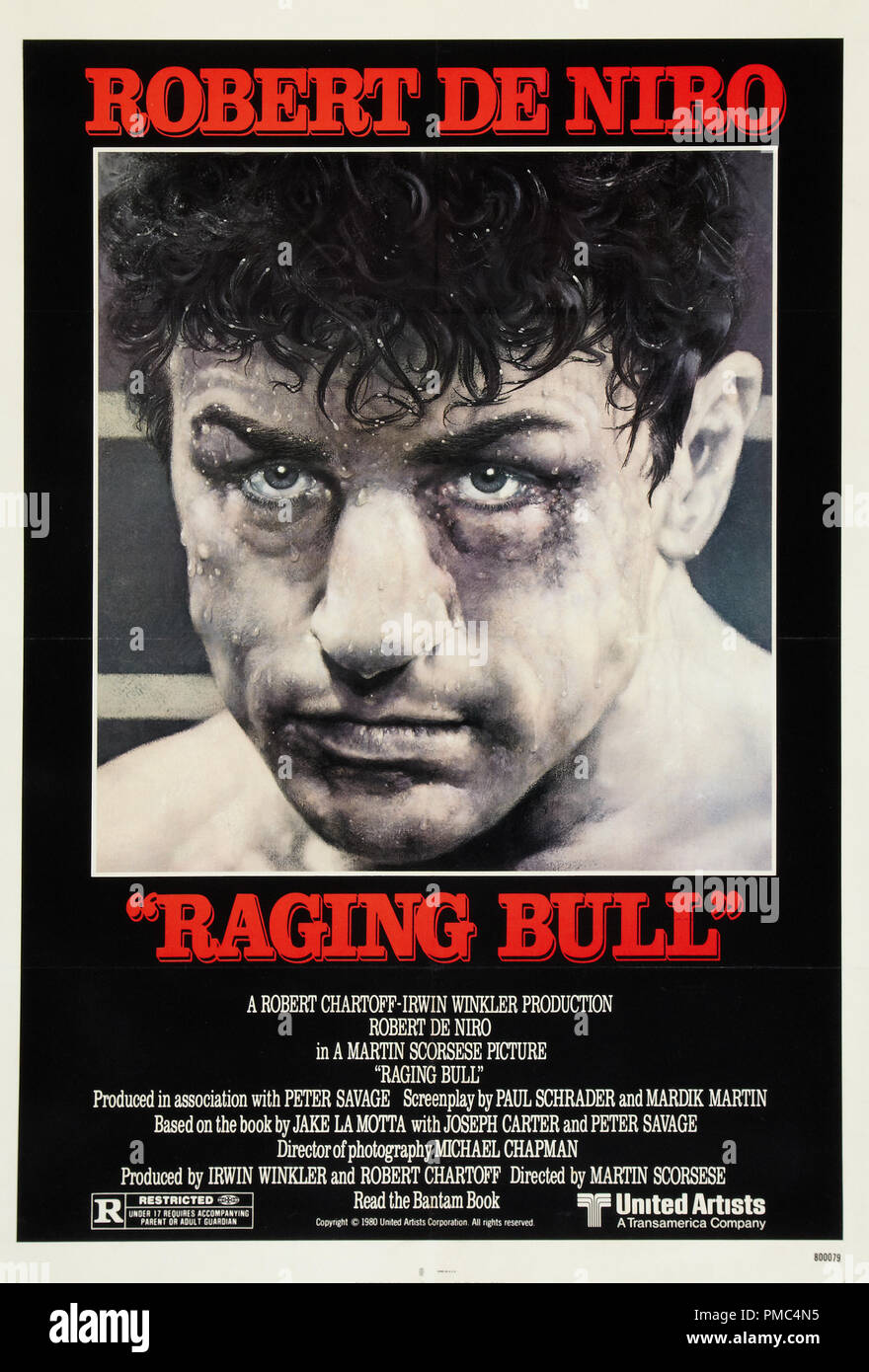 Robert De Niro, Raging Bull (United Artists, 1980). Référence de fichier affiche #  33595_887THA Banque D'Images