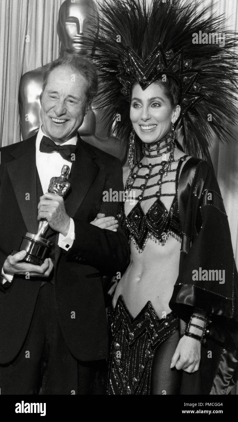 Don Ameche, Cher, 58e Awards (1986) #  de référence de fichier 33536 862THA pour un usage éditorial uniquement - Tous droits réservés Banque D'Images