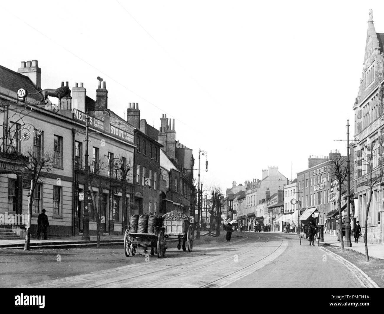 Barnet High Street, début des années 1900 Banque D'Images