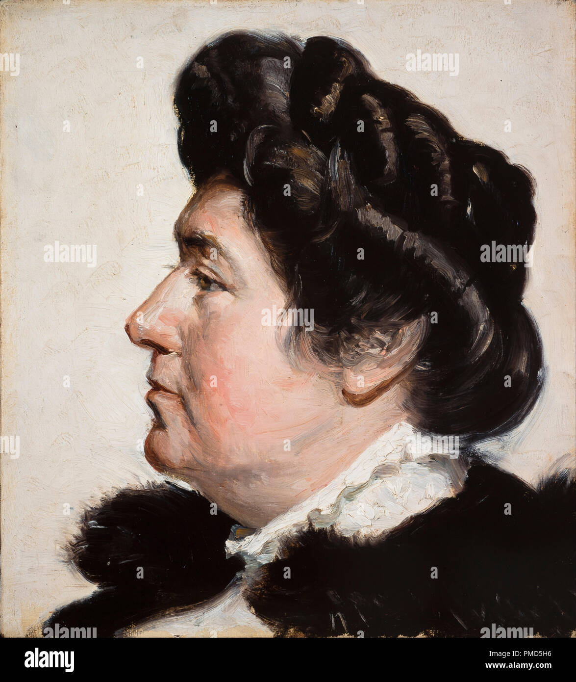 Ellen Gulbranson. Date/période : 1908. Largeur : 32 cm. Hauteur : 35 cm (sans cadre). Auteur : MICHAEL PETER ANCHER. Banque D'Images
