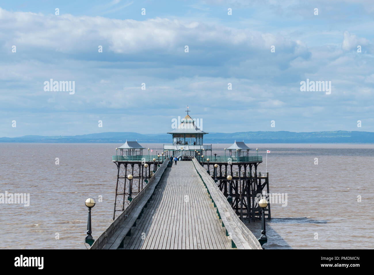 Clevedon Pier, Clevedon, Somerset, Angleterre Banque D'Images