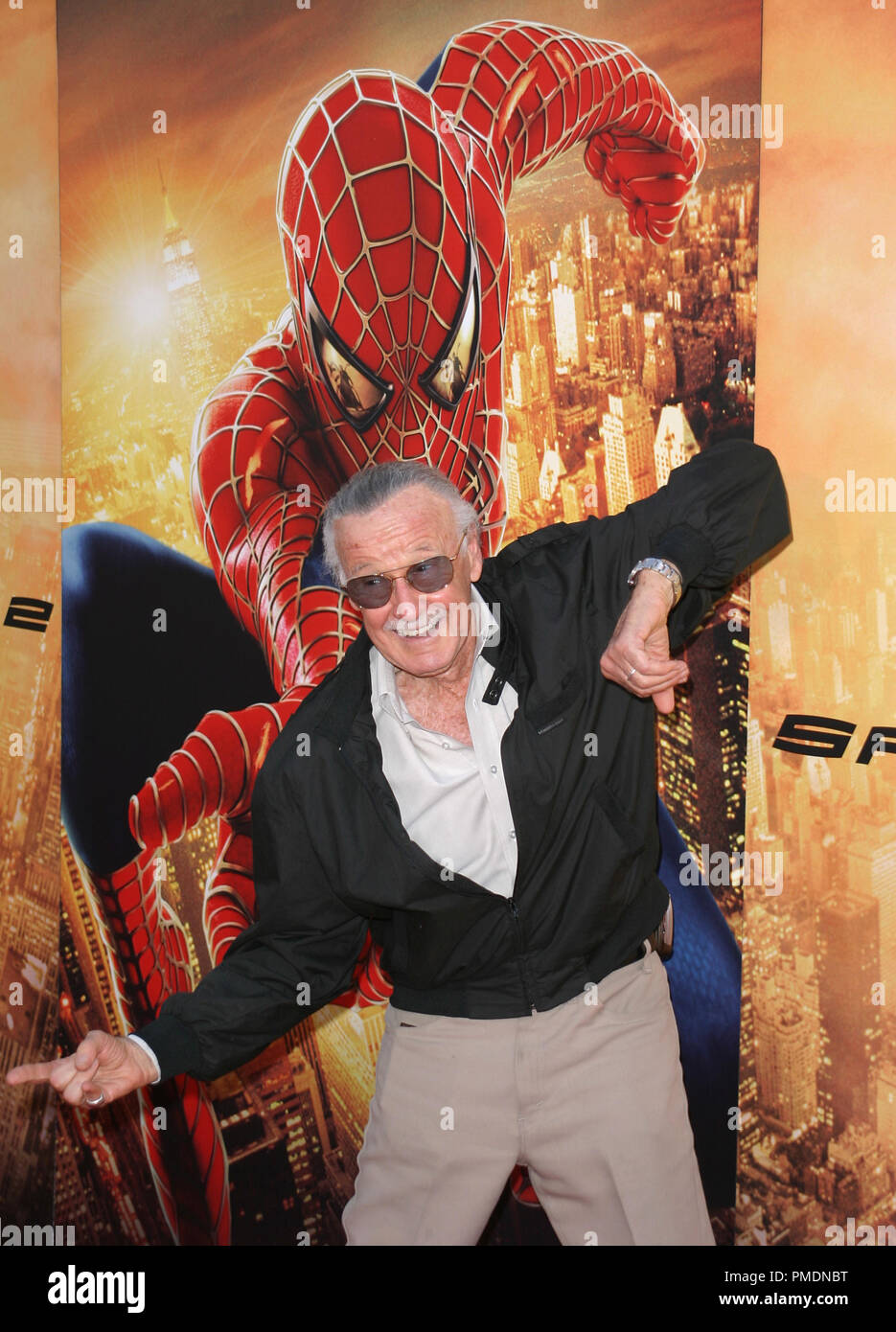 Spider-man 2' Premiere 6-22-2004 Spiderman créateur Stan Lee, Photo de Joseph Martinez - Tous droits réservés référence #  21862 0139PLX pour un usage éditorial uniquement - Banque D'Images
