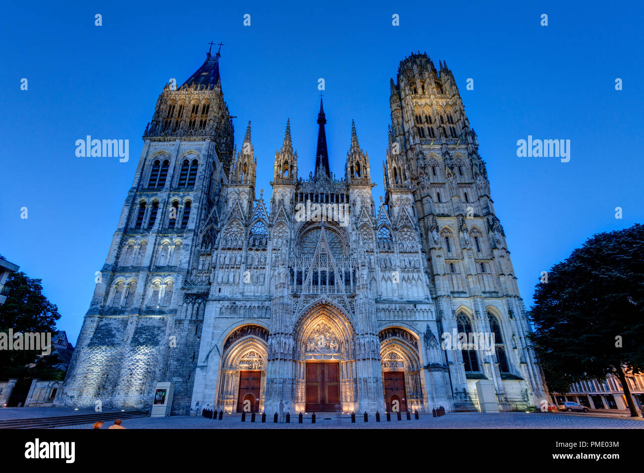 Rouen (Normandie, nord de la France) l'intérieur de la Cathédrale de Rouen ('Cathedrale Notre
