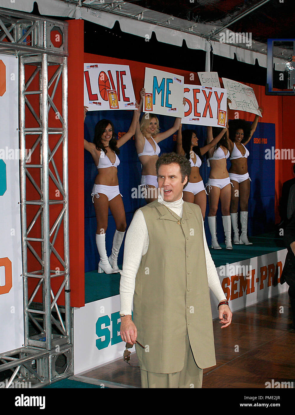 Semi-Pro Premiere Will Ferrell 2-19-2008 / Grauman's Chinese Theatre / Hollywood, CA / New Line Cinema / Photo par Joseph Martinez référence #  23357 Fichier 0027JM pour un usage éditorial uniquement - Banque D'Images