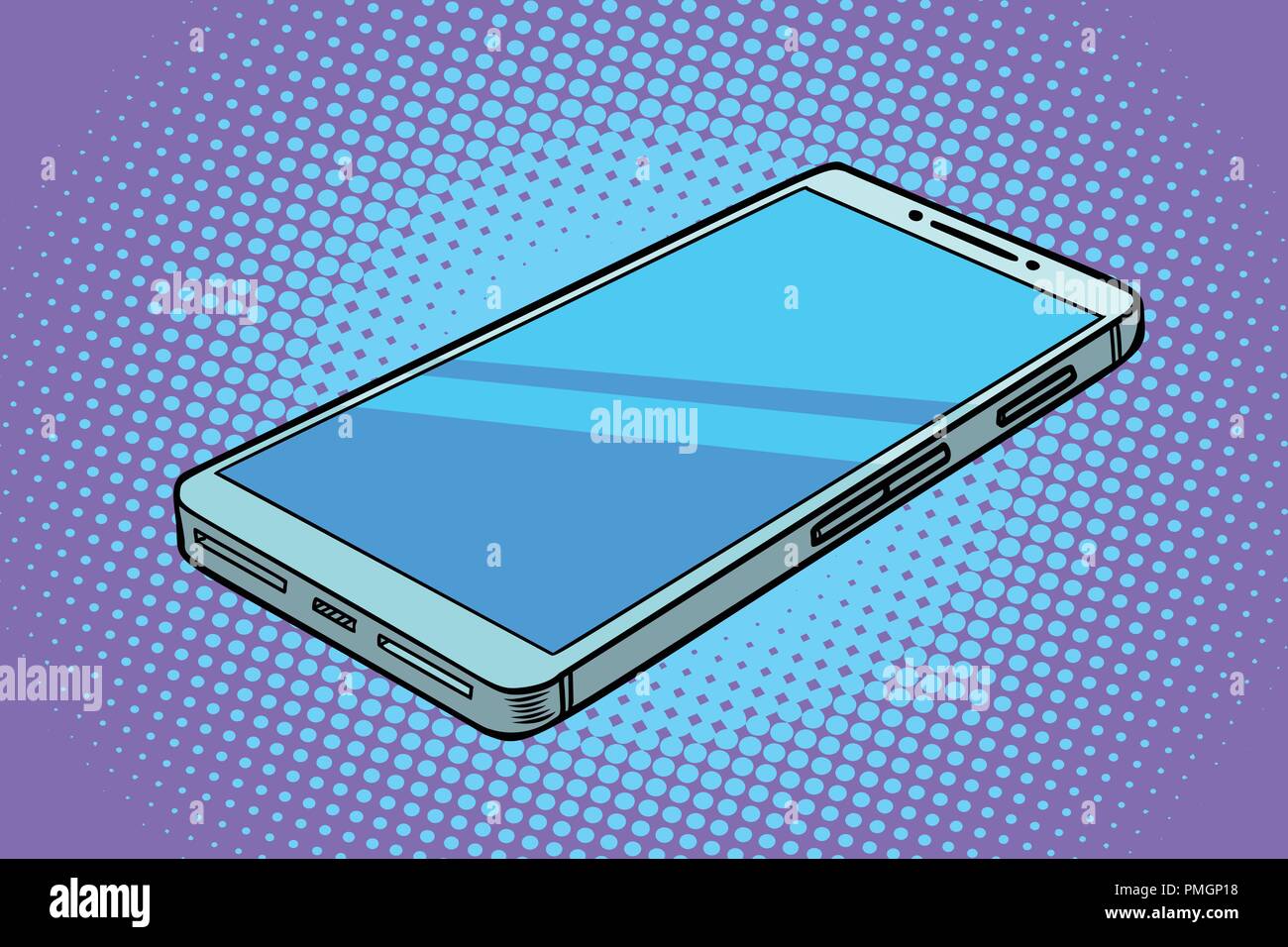 Gadget téléphone smartphone Illustration de Vecteur