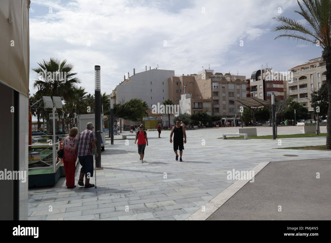 La ville de La Mata Banque D'Images