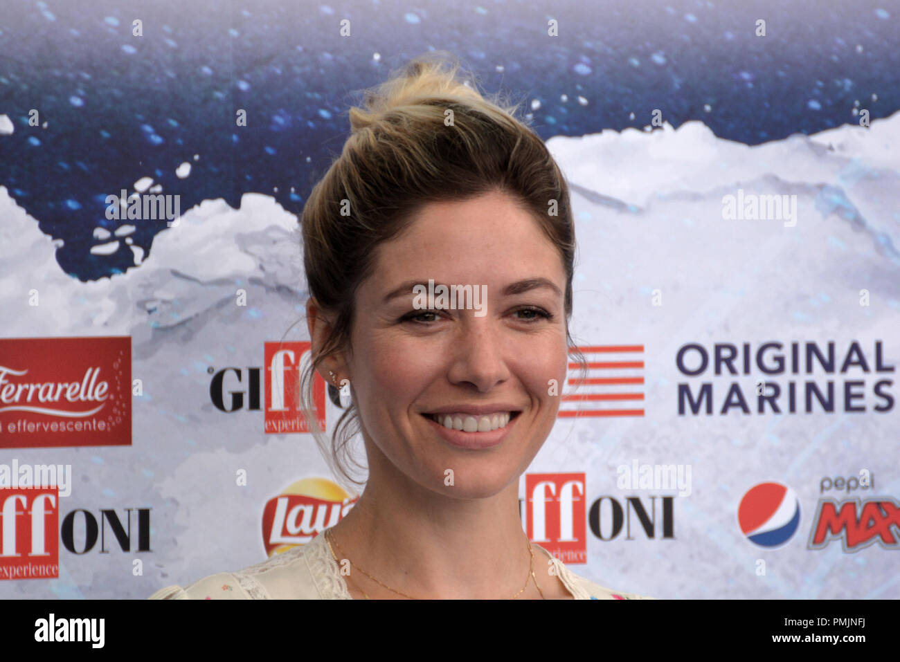 Giffoni, Sa, Italie - 26 juillet 2018 : Sarah Felberbaum à Giffoni Film Festival 2018 - Le 26 juillet 2018 à Giffoni, Italie Banque D'Images