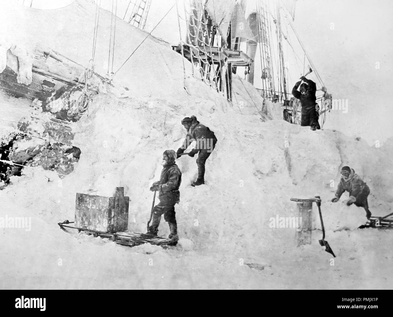 L'expédition polaire de Fridtjof Nansen sur le Fram au Pôle Nord Photo  Stock - Alamy