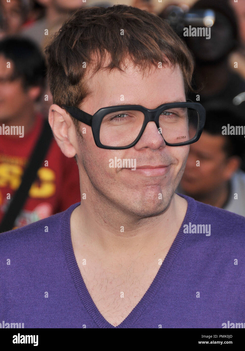 Perez Hilton lors de la première mondiale de 'Gnomeo & Juliet' tenue à l'El Capitan Theatre à Hollywood, CA. L'événement a eu lieu le dimanche 23 janvier 2011. Photo de RPAC Pacifique Photo Presse/ PictureLux Banque D'Images