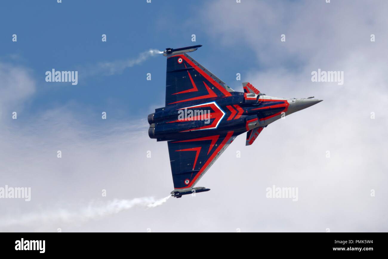French Air Force - Rafale C à la Royal International Air Tattoo 2018 Banque D'Images