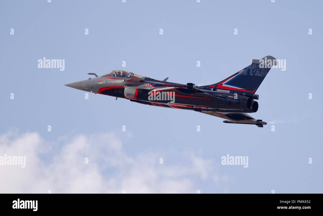 French Air Force - Rafale C à la Royal International Air Tattoo 2018 Banque D'Images