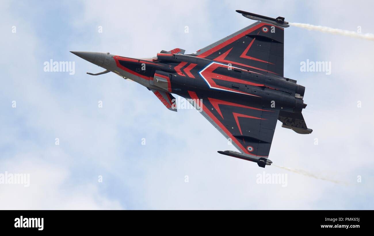 French Air Force - Rafale C à la Royal International Air Tattoo 2018 Banque D'Images