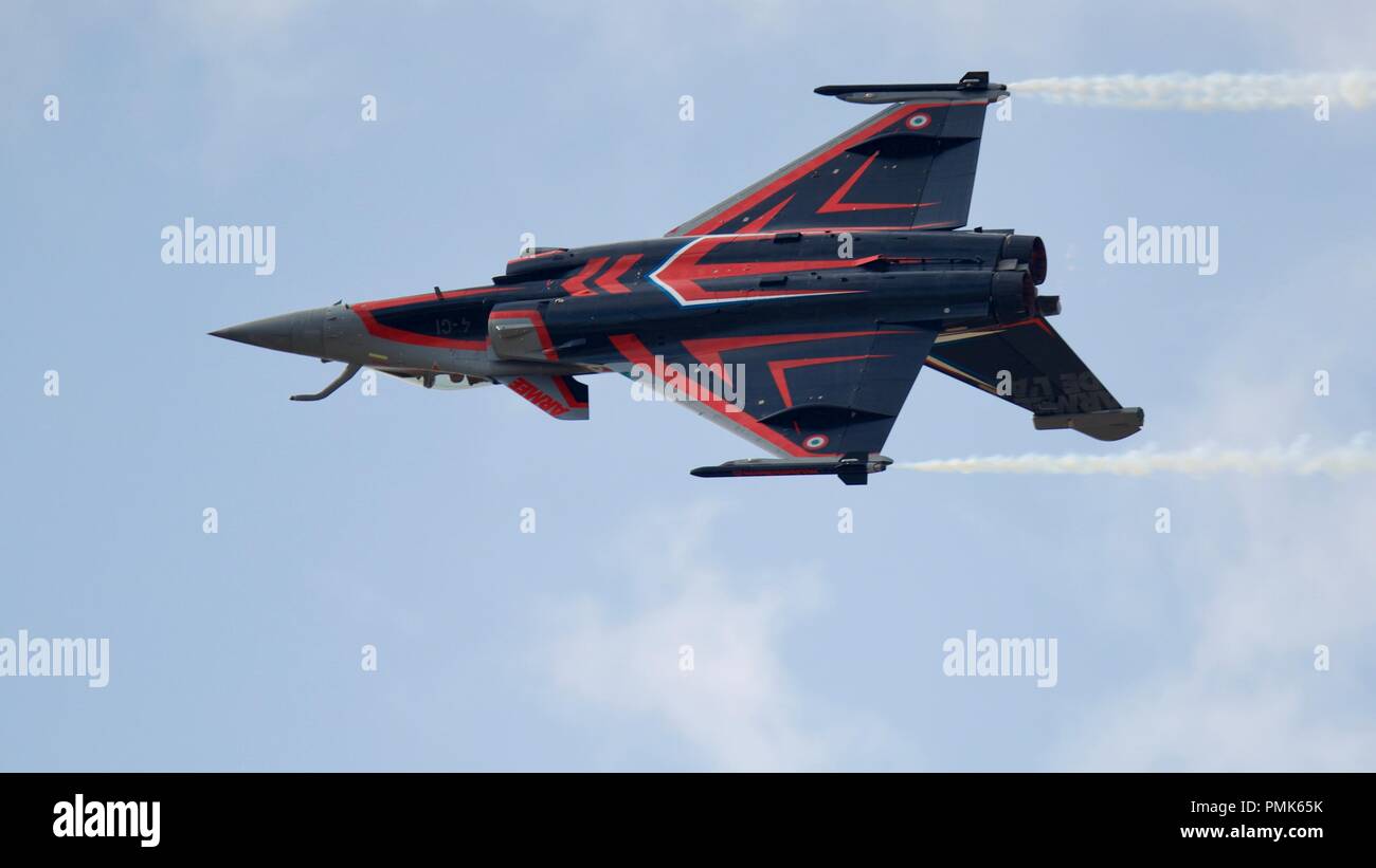 French Air Force - Rafale C à la Royal International Air Tattoo 2018 Banque D'Images